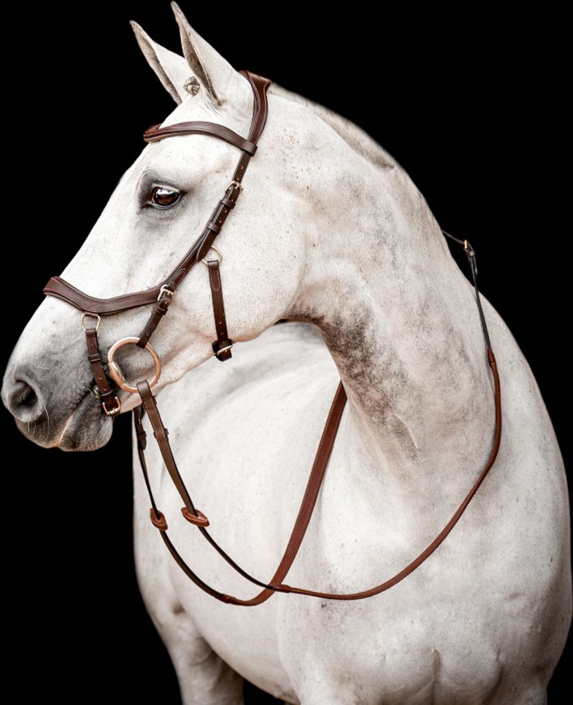 Horseware Ireland Snaffle Micklem 2 s gumovými otěžemi Obrázek produktu 2
