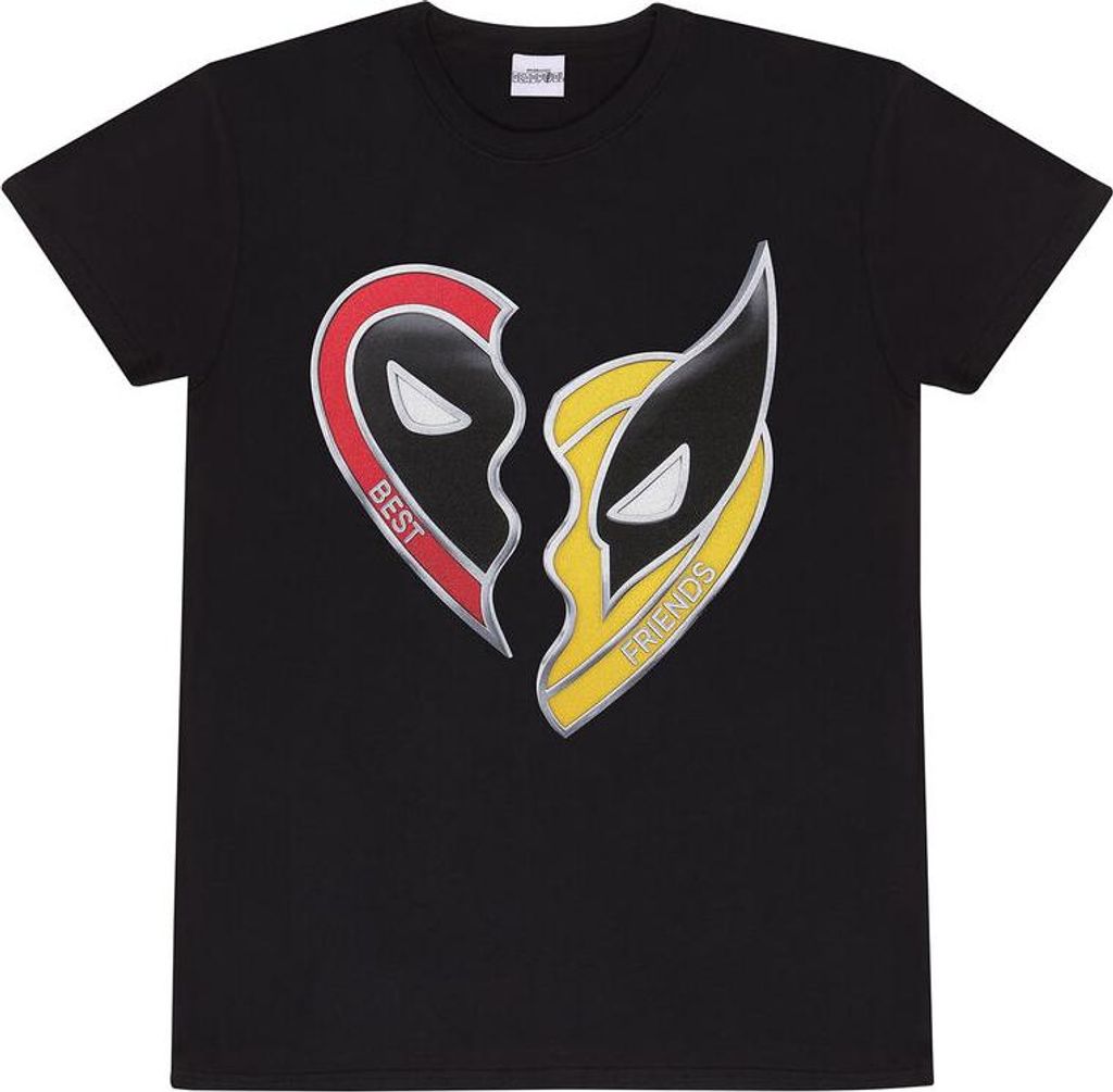 Deadpool 3 - Best Friends Black T-shirt - Größe XL