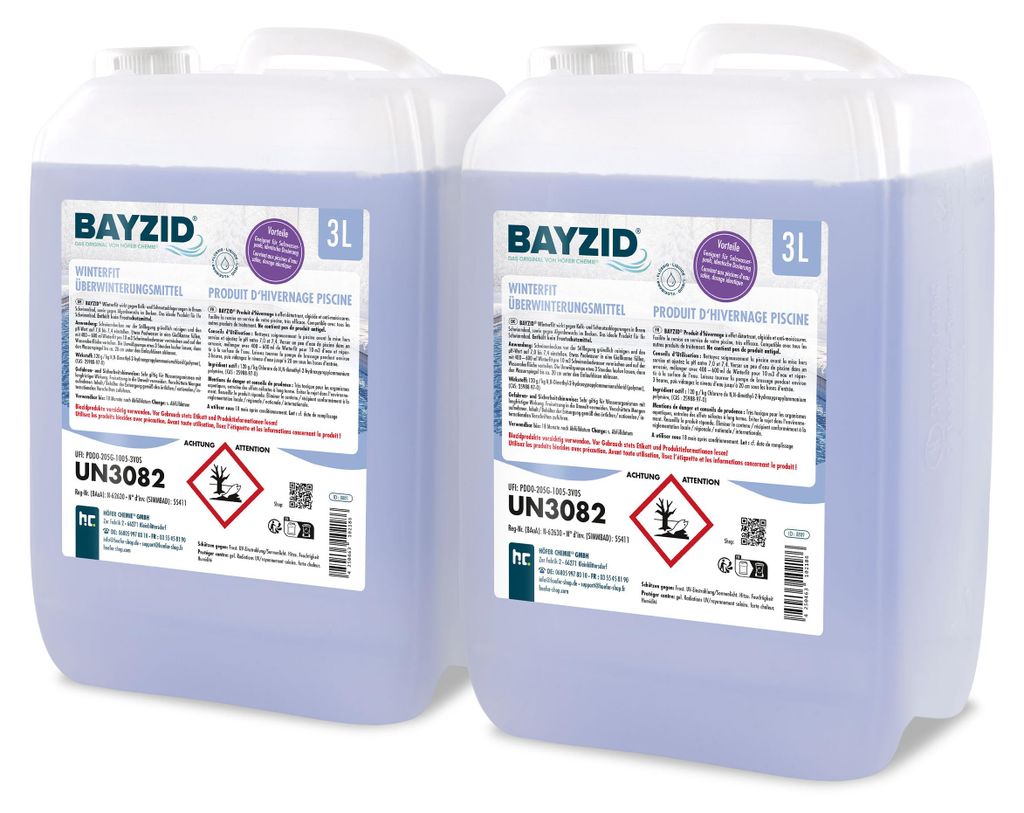 2x3 L BAYZID® Winterfit Überwinterungsmitte gegen Algen und Produktbild 