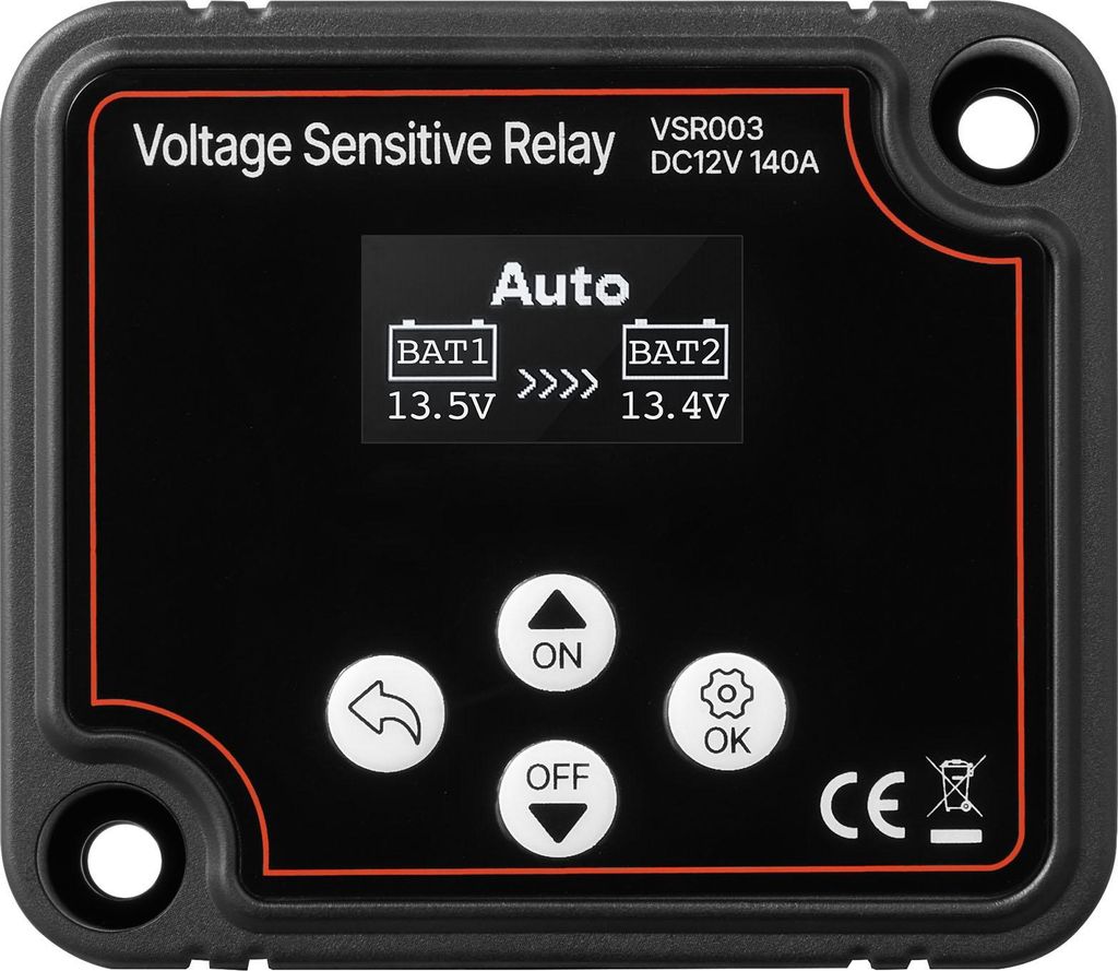SucceBuy relè di spegnimento 12 V, 140 A, doppio isolatore Immagine del prodotto 