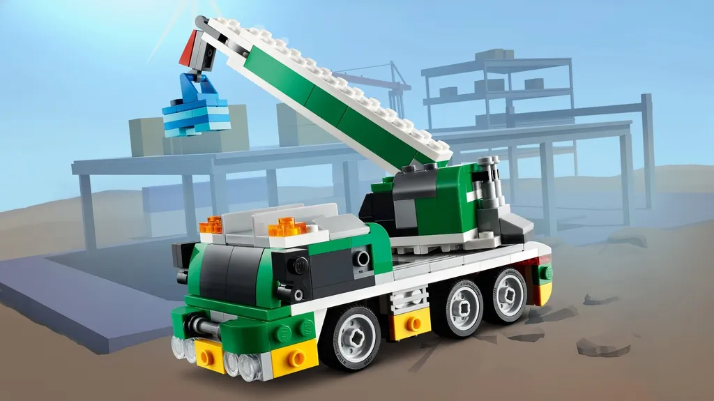 Jeu de construction camion de transport LEGO Creator 3 en 1 modulable - 47