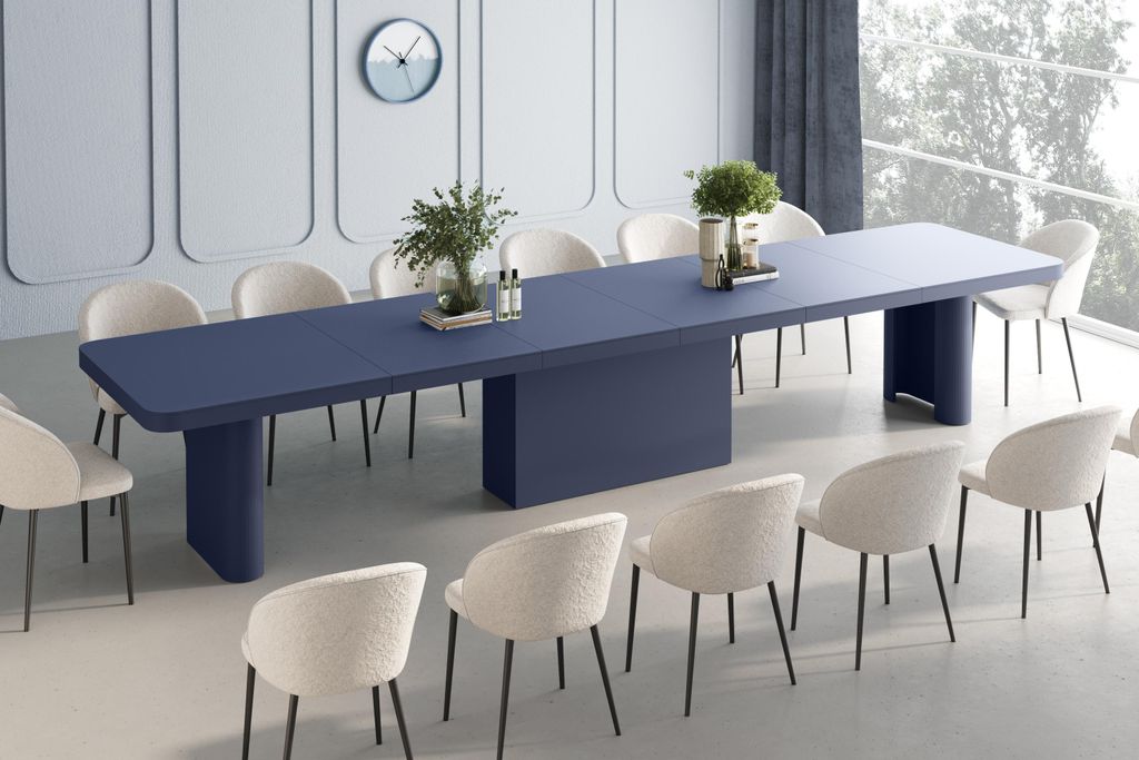 Design Esstisch Tisch Portono XXL ausziehbar 160 bis 412 cm Esszimmer