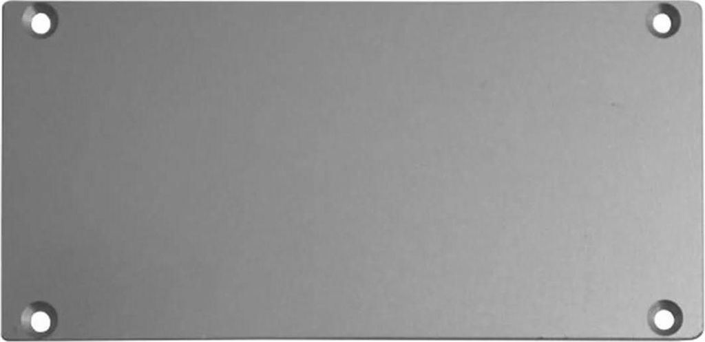 GGK BRA3, Alu Brüstungskanal Endstück, H=62, B=130mm, Produktbild 