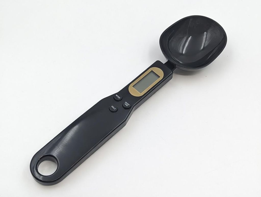 Löffelwaage Messlöffel digitale Mini Küchenwaage 0,1 g - 500g I Schwarz Black