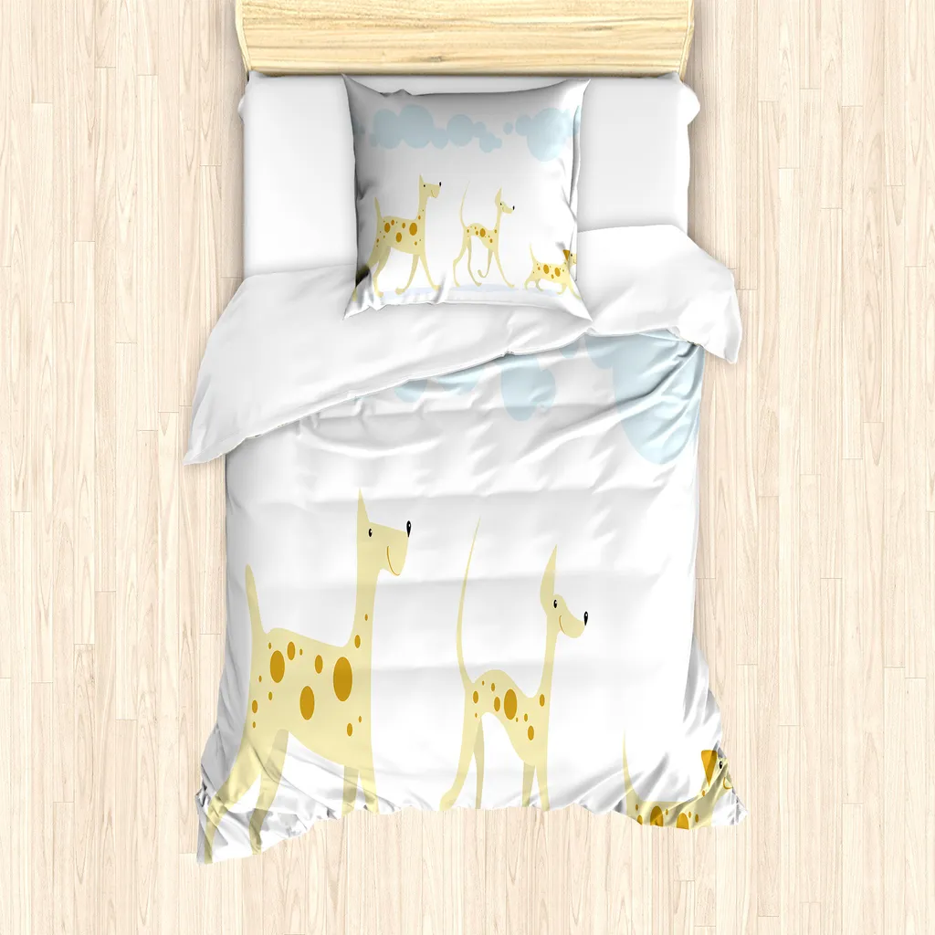 Set Copripiumino Airedale 135x200 cm - Morbida Microfibra Antiacaro