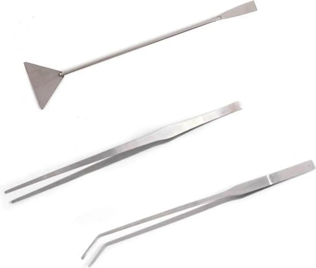 Pinces d'aquascaping robustes en inox pour nettoyage et taille précise