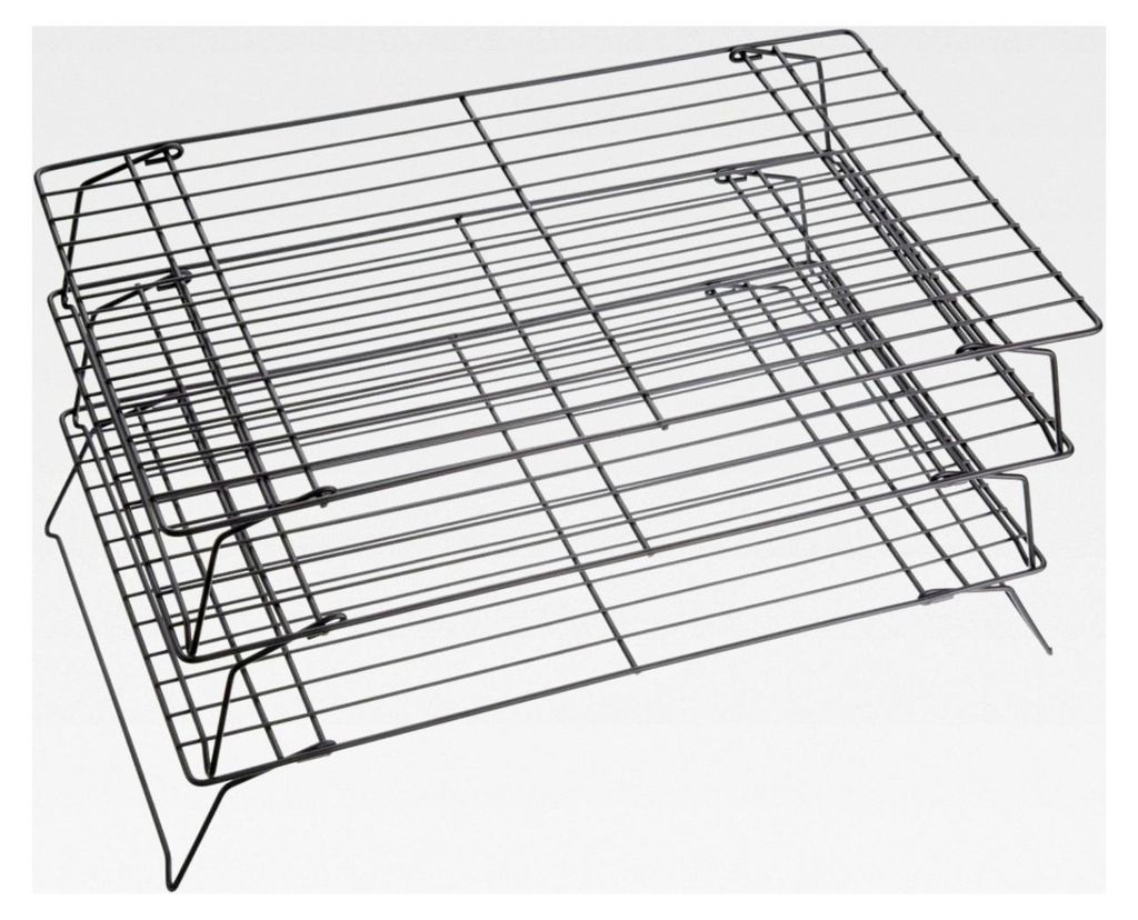 3-stöckiges Kühlgestell mit Antihaftbeschichtung in Geschenkverpackung, 21 x 40 cm