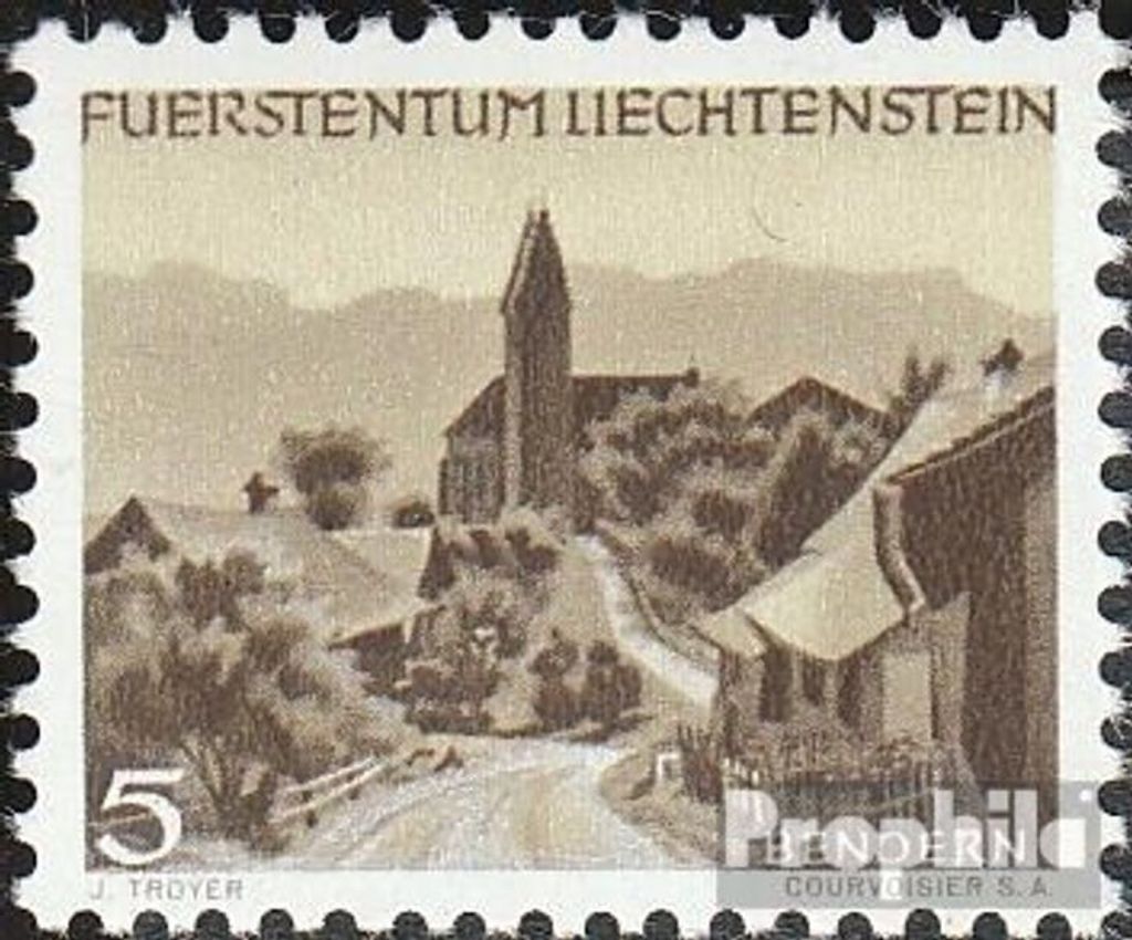 Briefmarken Liechtenstein 1949 Mi 284 (kompl.Ausg.) Produktbild 
