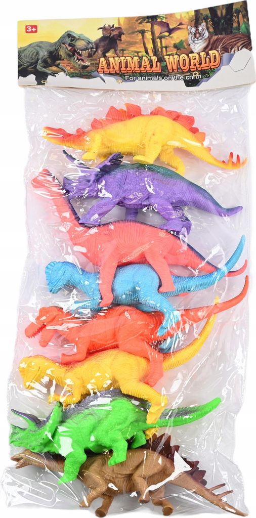 Dinosaurier Figuren Set 8 Stück - Realistische Spielzeug Dinos für Kinder, Kreatives Spiel