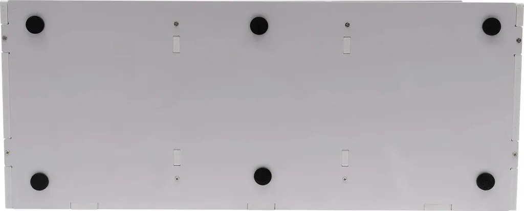 Meuble de tri 24 casiers blanc en PVC, supporte 60kg, design modulable