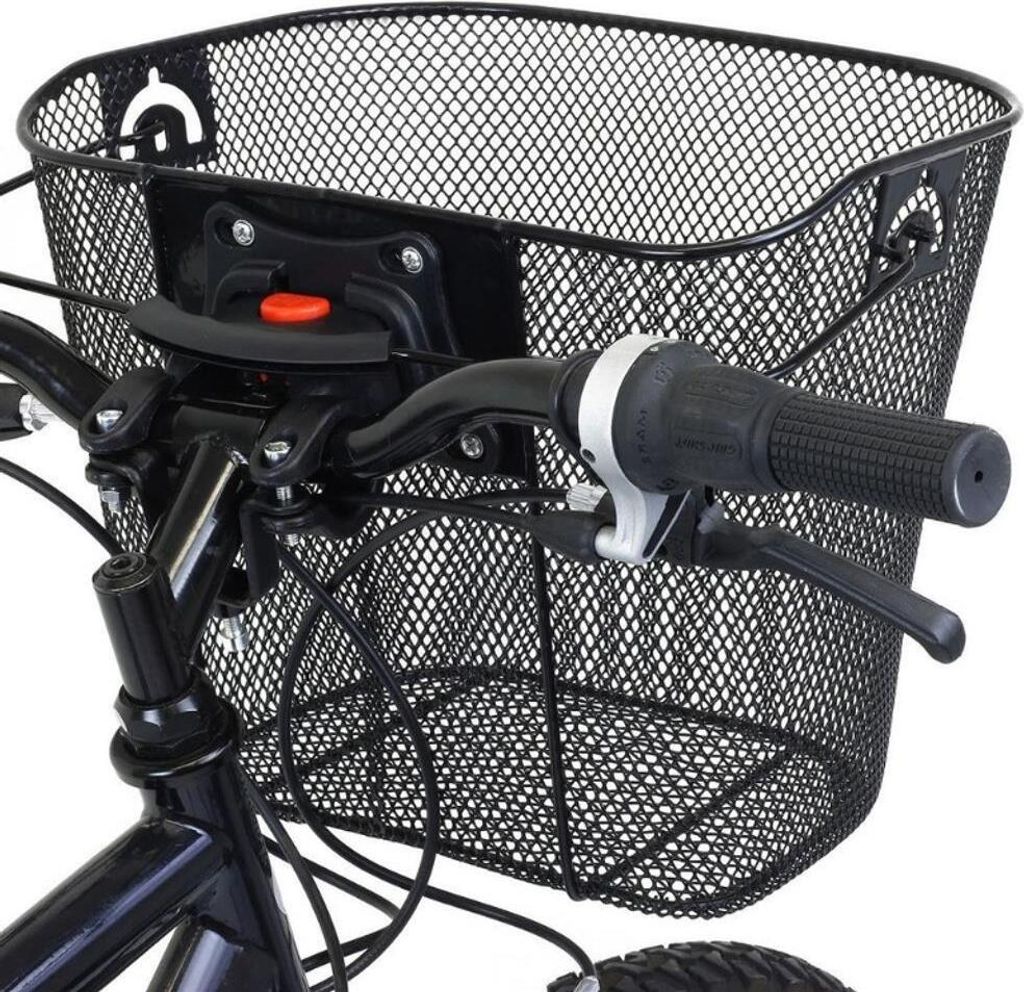Panier De Vélo Amovible - Clip Sur Guidon, Sac Shopping Pliable, Noir, Oxford