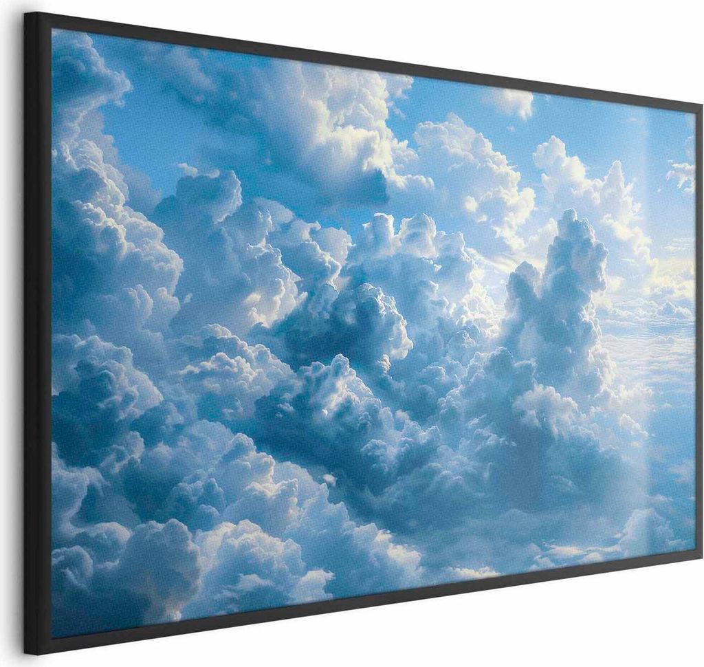 Posterpapier Poster - Ocean in the Air: Waving Clouds Reflecting Morning Light 30x21 cm Muster b-H-10052-ao-a