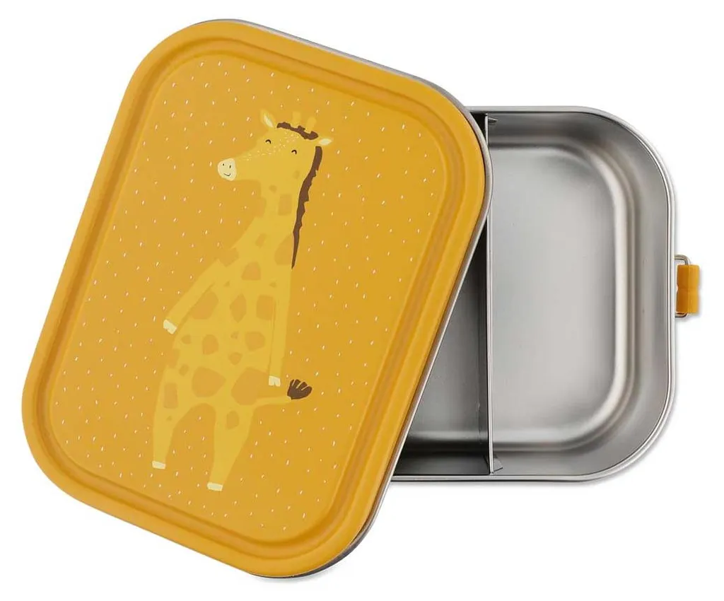 Grande boîte à sandwich Trixie Mr. Giraffe sans BPA facile à ouvrir