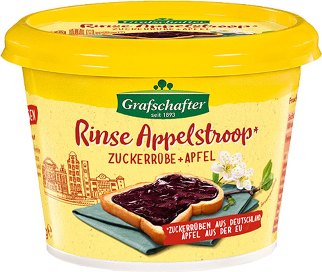 Grafschafter Rinse Applestroop Zuckerrübe und Apfel vegan 300g