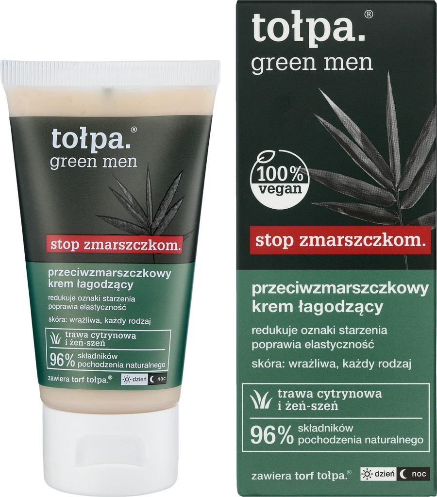 TOŁPA Green Men Anti-Falten Beruhigende Creme 50 ml