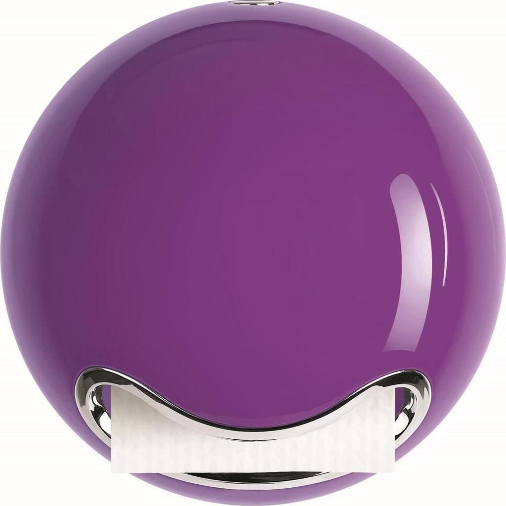 Spirella WC Rollenhalter "Bowl" zum kleben oder bohren Lila Produktbild 
