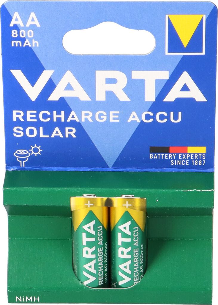 Batteria ricaricabile Varta Solar AA Mignon Ni-MH 1,2V Immagine del prodotto 