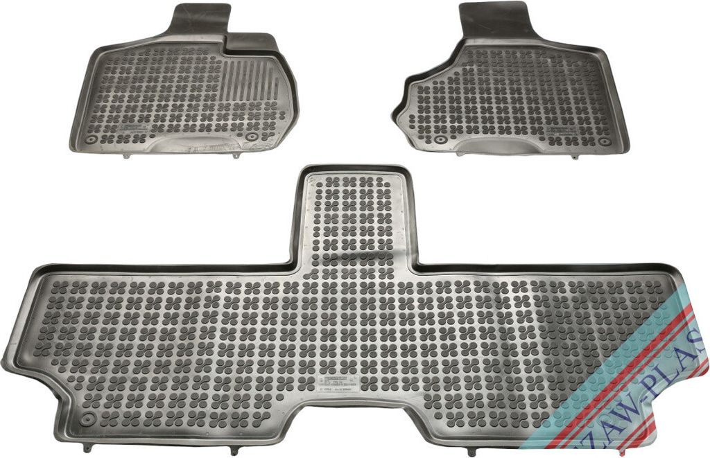 Gummi-Fußmatten Chrysler Voyager 2001-2006 (5 Sitze)
