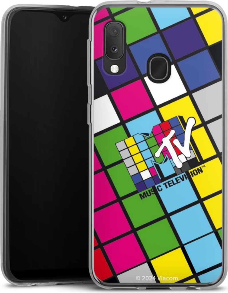 DeinDesign Handyhülle für Samsung Galaxy A20e Silikon Hülle Case Smartphone Schutzhülle Fanartikel Offizielles Lizenzprodukt MTV Music Televison