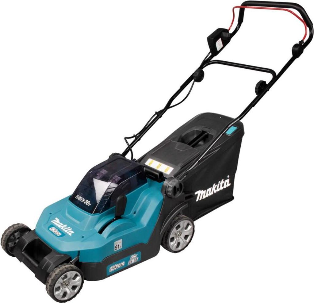 Makita Akku-Rasenmäher 38cm, inkl. 2x 18V/4.0Ah DLM382CM2 Produktbild