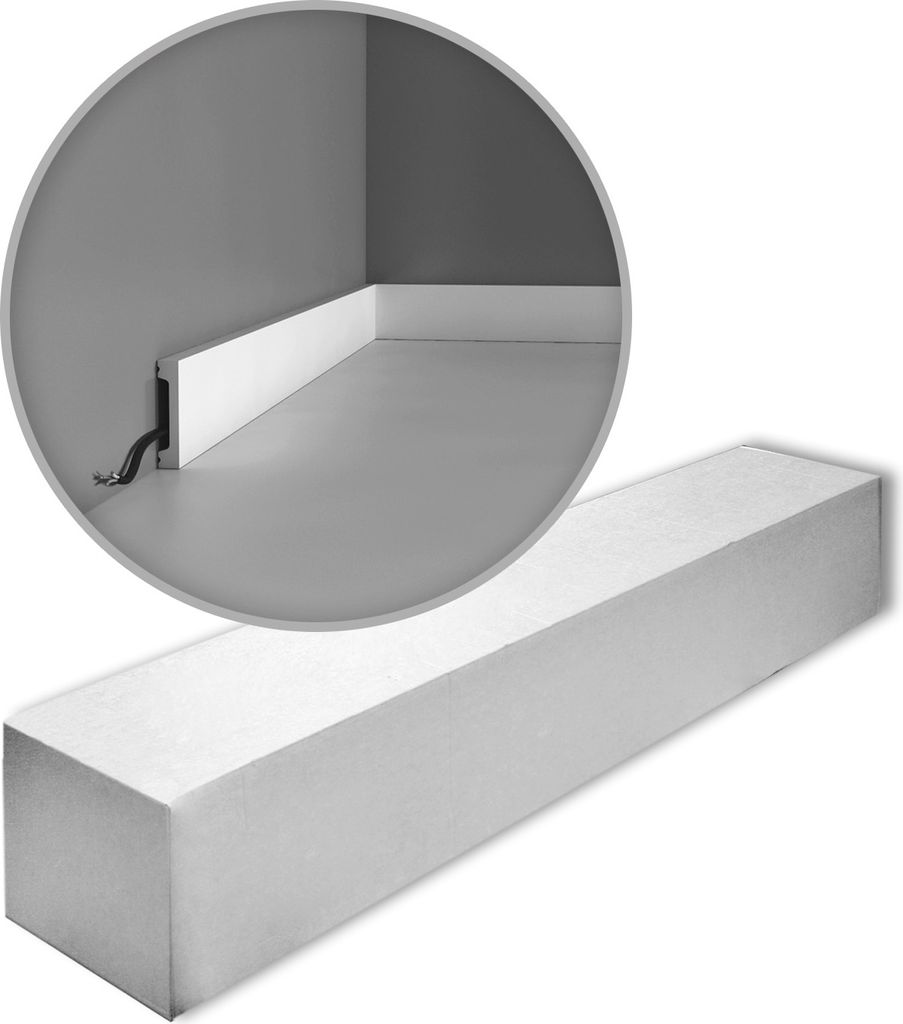 Orac Decor SX157-box AXXENT Sockelleisten 1 Karton SET mit 39 Wandleisten | 78 m