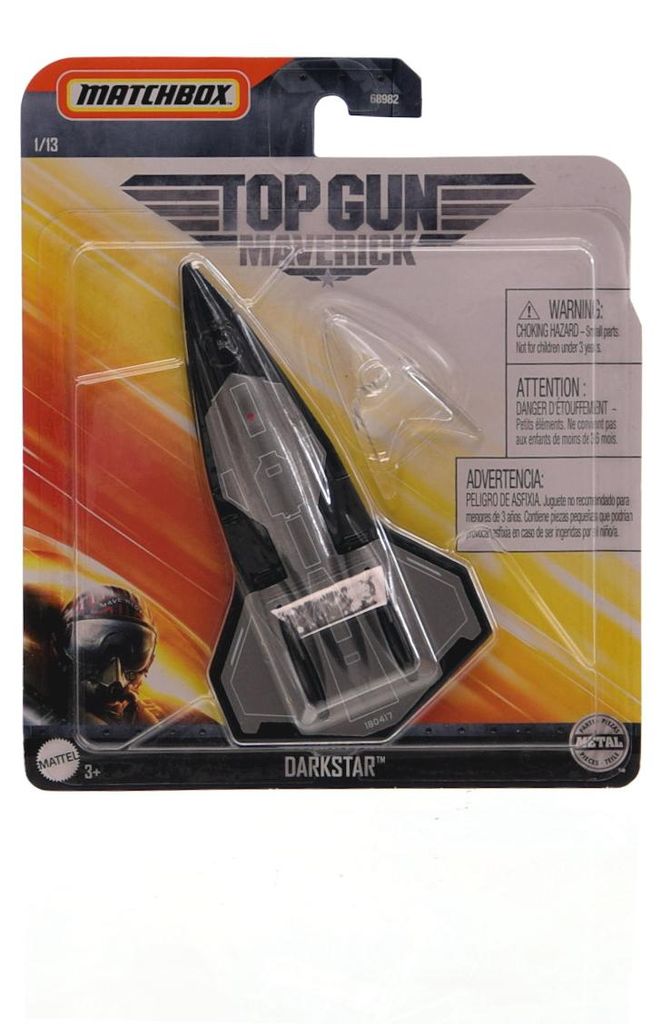 Mattel Matchbox Skybusters - Top Gun  Darkstar Produktbild 