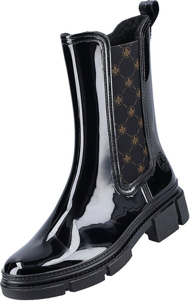Rieker Damen Gummistiefel schwarz