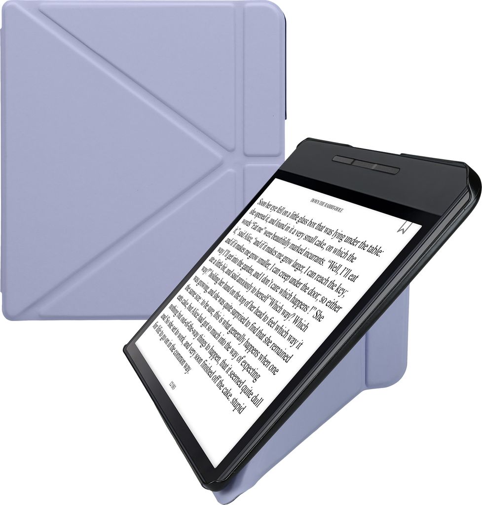 kwmobile Schutzhülle für Kobo Forma Hülle - Kunstleder Case - eReader Klapphülle mit Auto Sleep Funktion - Cover mit Ständer - Lavendel
