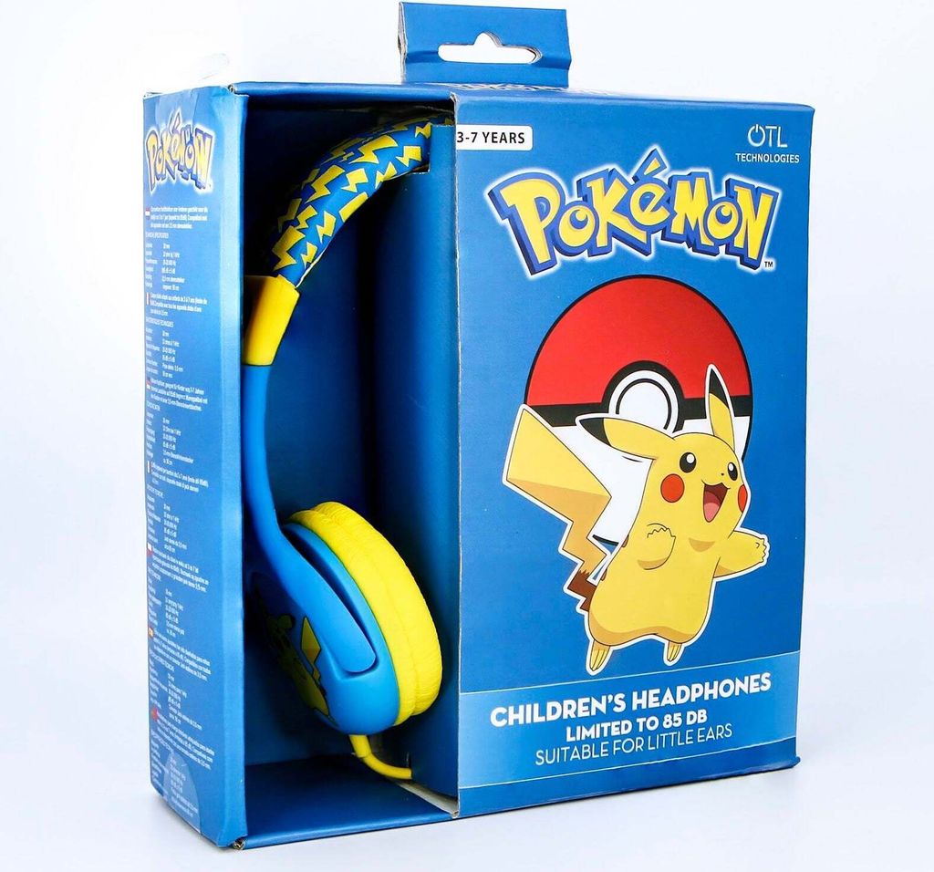 OTL Technologies Pokemon Pikachu Blue Kopfhörer für Kinder Produktbild 6