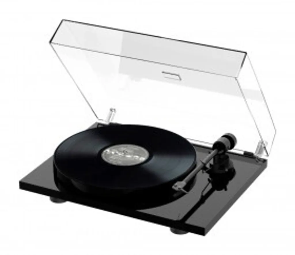 Platine vinyle Pro-Ject E1 OM5e noire avec cellule Ortofon montée - 3