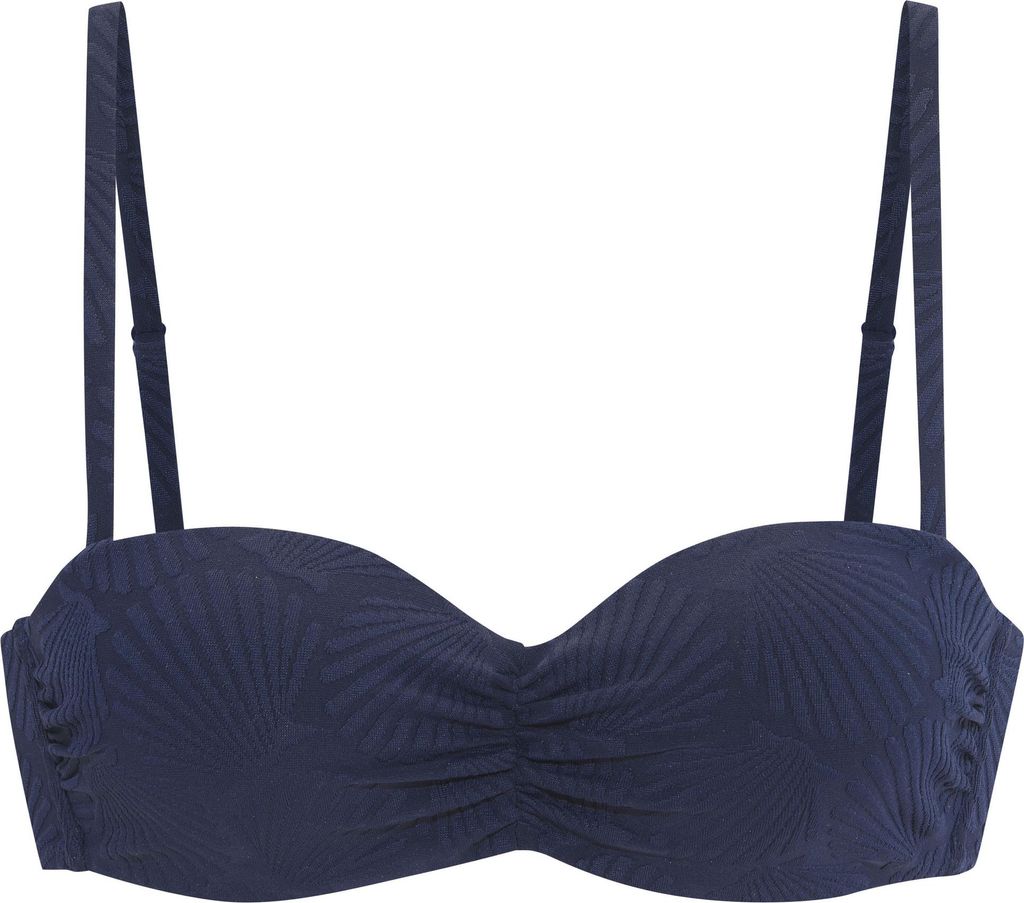 s.Oliver Bügel-Bandeau-Bikini-Top marine Größe 44 Cup C