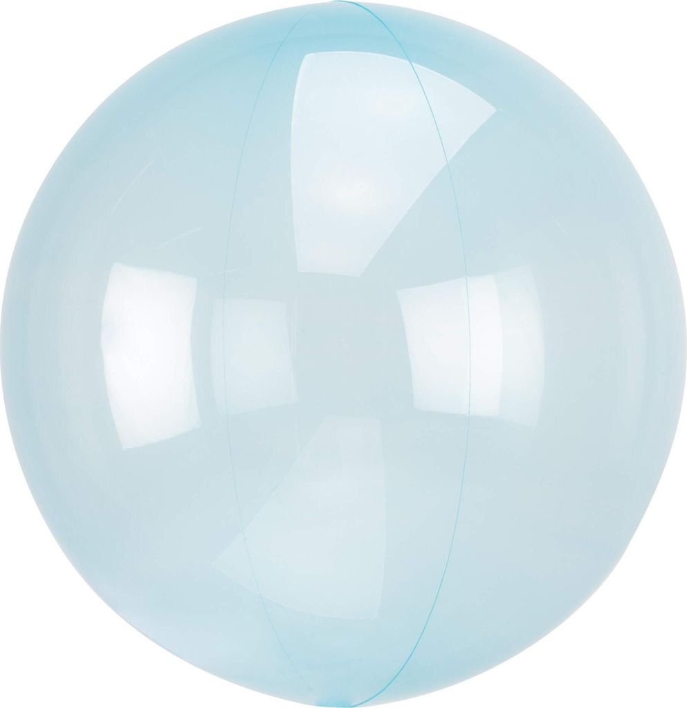 Amscan Clearz Crystal, 8284711, Fillable Foil Balloon, Blue