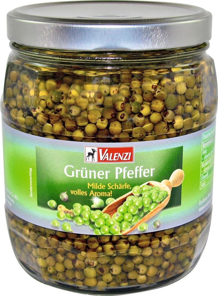 Valenzi Grüner Pfeffer 630g Produktbild 