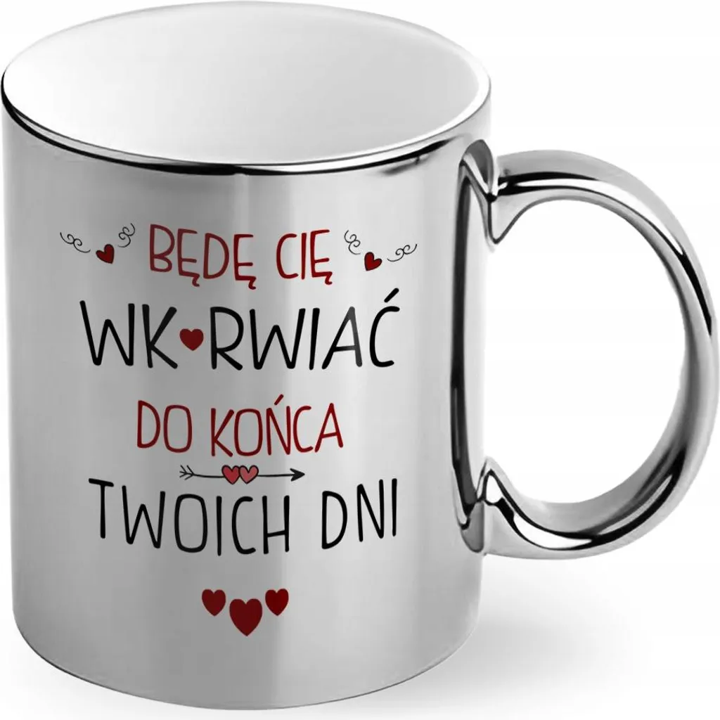 Regalo San Valentino Tazza d'Argento - Fino alla Fine dei Giorni