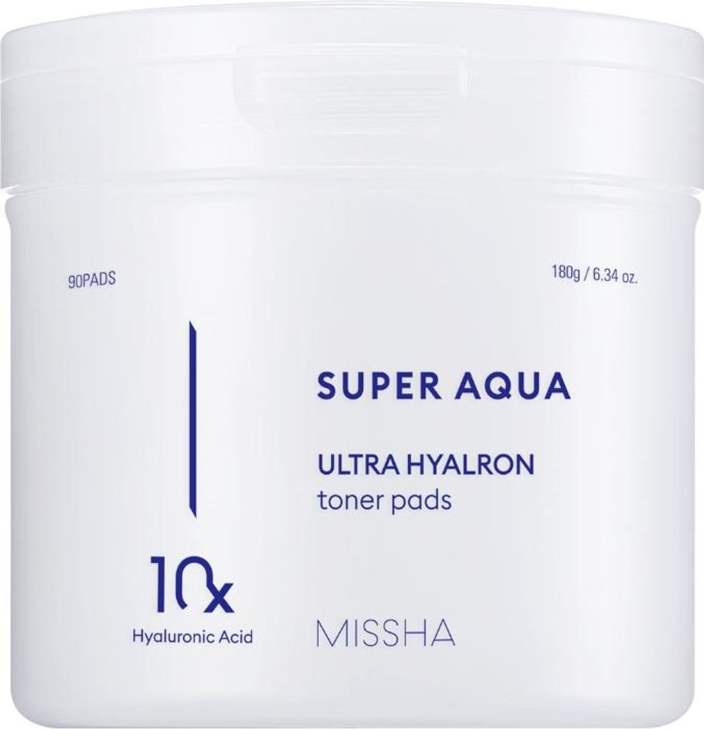 MISSHA Super Aqua Ultra Hyalron Toner Pads 90 Stü ck Produktbild 