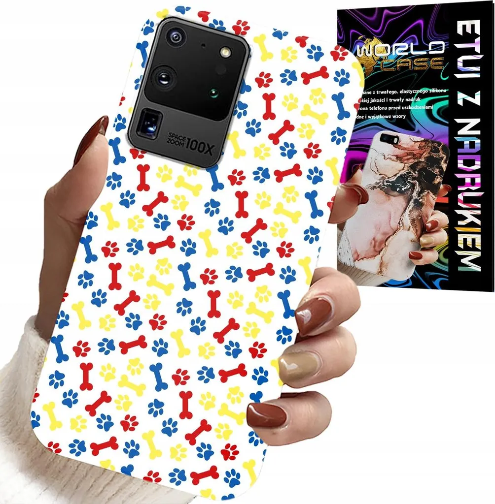 ETUI PER SAMSUNG GALAXY S20 Ultra - Cane PATROL CARRY Zampe + laminato