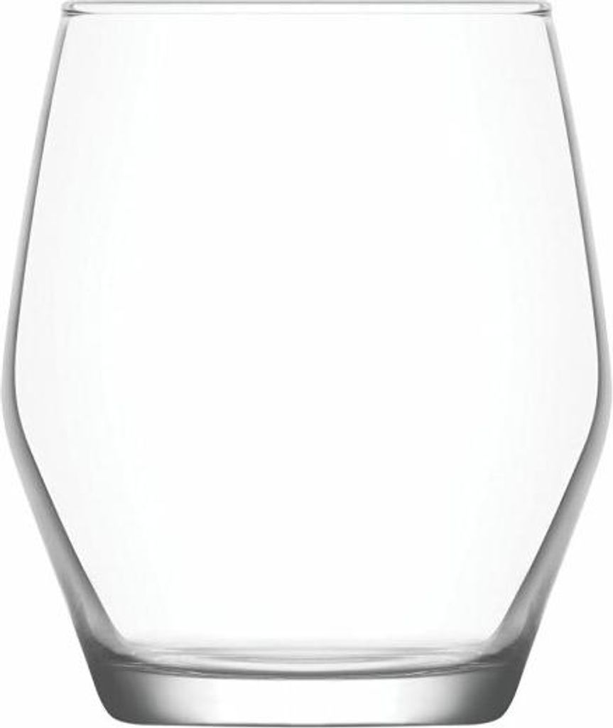 LAV Wasserglaser Ella - transparentes Glas - 3x Stuck - 370 ml