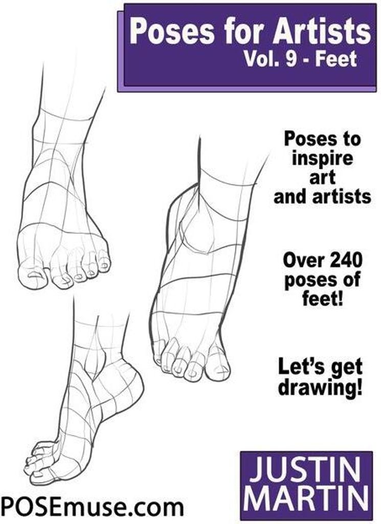 Poses for Artists Volume 9 Feet