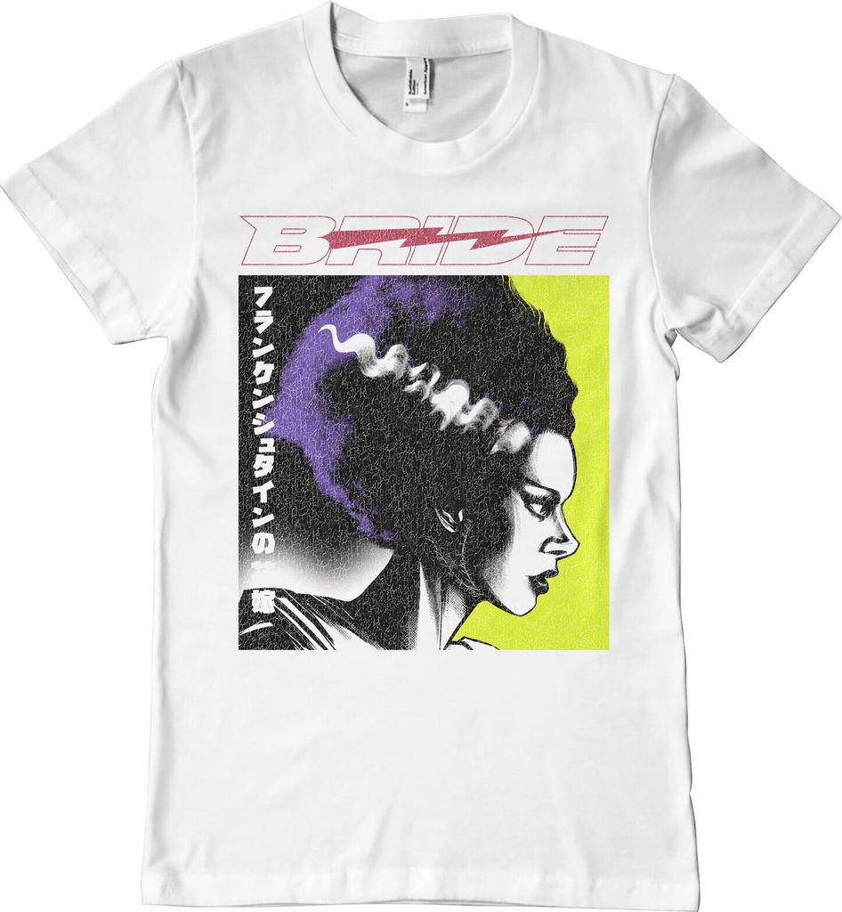 Bride of Frankenstein T-Shirt - X-Large - White