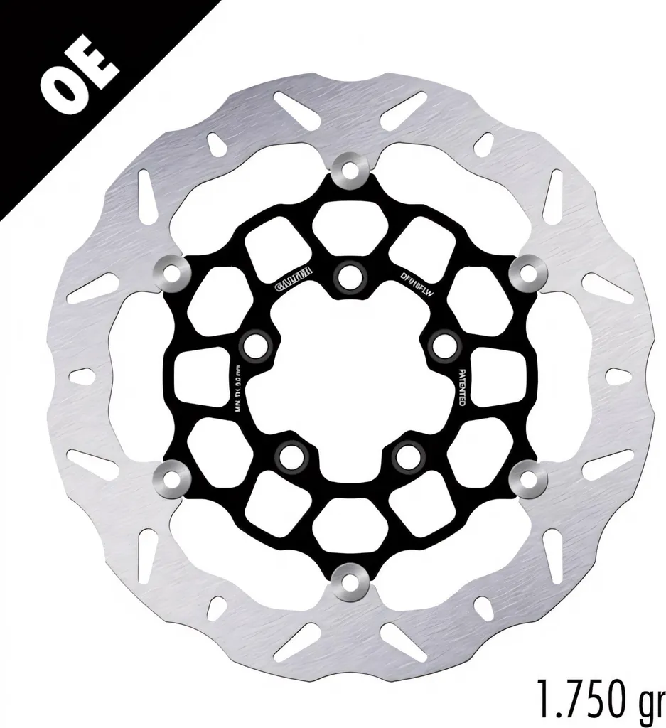 Paire de disques de frein moto flottants 310mm pour Triumph Thunderbird