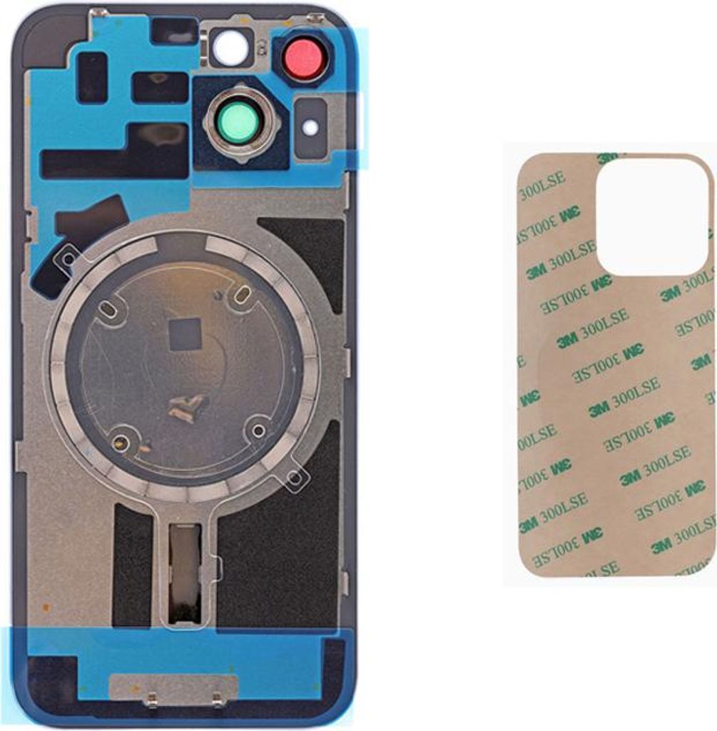 OEM iPhone 14 Akkudeckel Backcover Rückseite Glas Rot