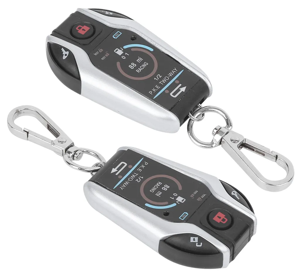 Système d'alarme bidirectionnel 12V avec télécommande pour moto universelle