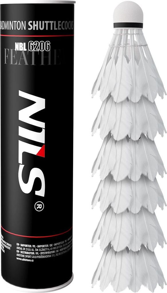 Federbälle, 6er-Pack