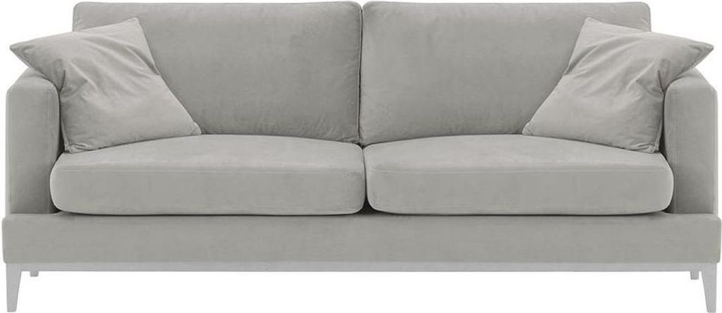Dreisitzer-Sofa Covex Wood-Velluto 15-white