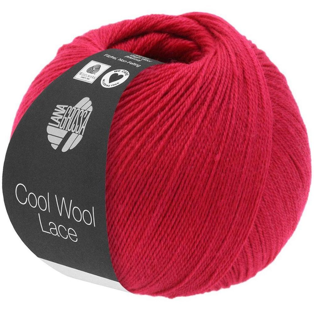 Lana Grossa - Cool Wool Lace 0051 rot Produktbild 