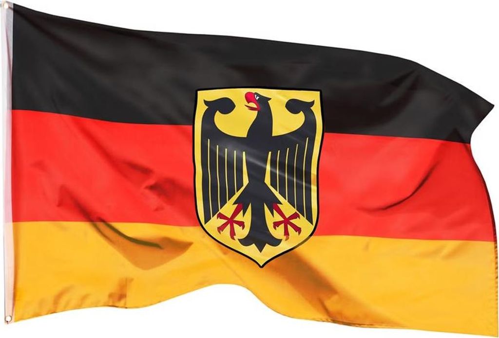 PHENO FLAGS Fahne Flagge Deutschland Adler 90X150 2 Ösen Produktbild 