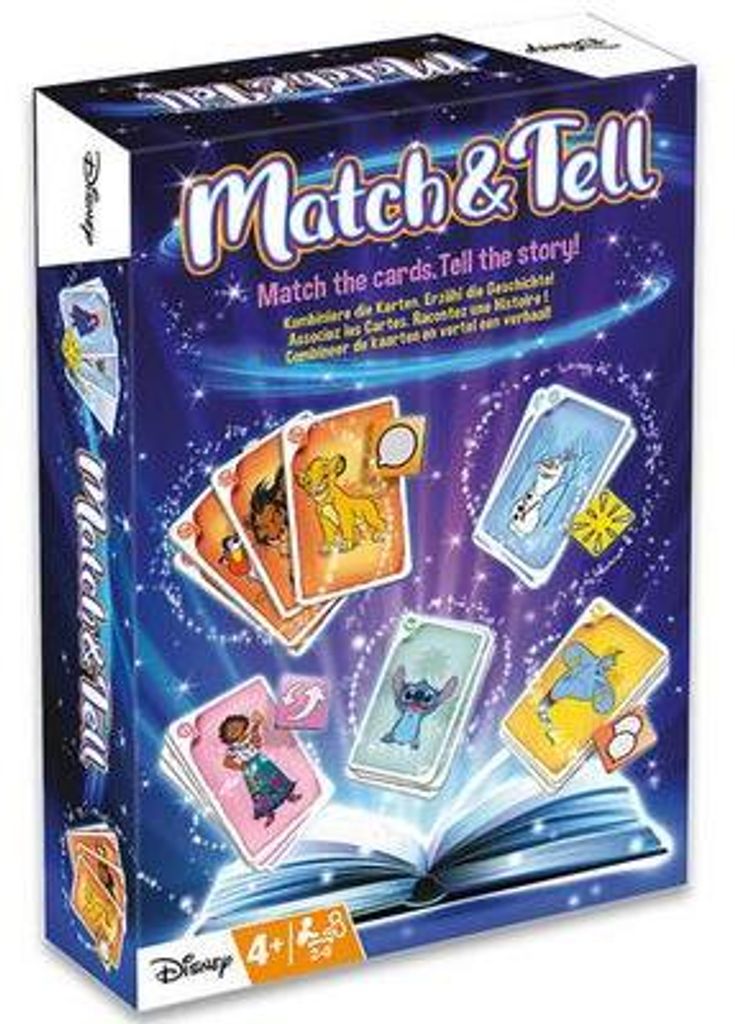 Disney Match & Tell Gioco di carte dai 4 anni in su, gioco Immagine del prodotto 