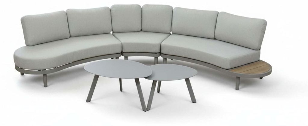 5-teiliges Lounge-Set Bari | Beige & Camel | inkl. 2 Secli Produktbild 
