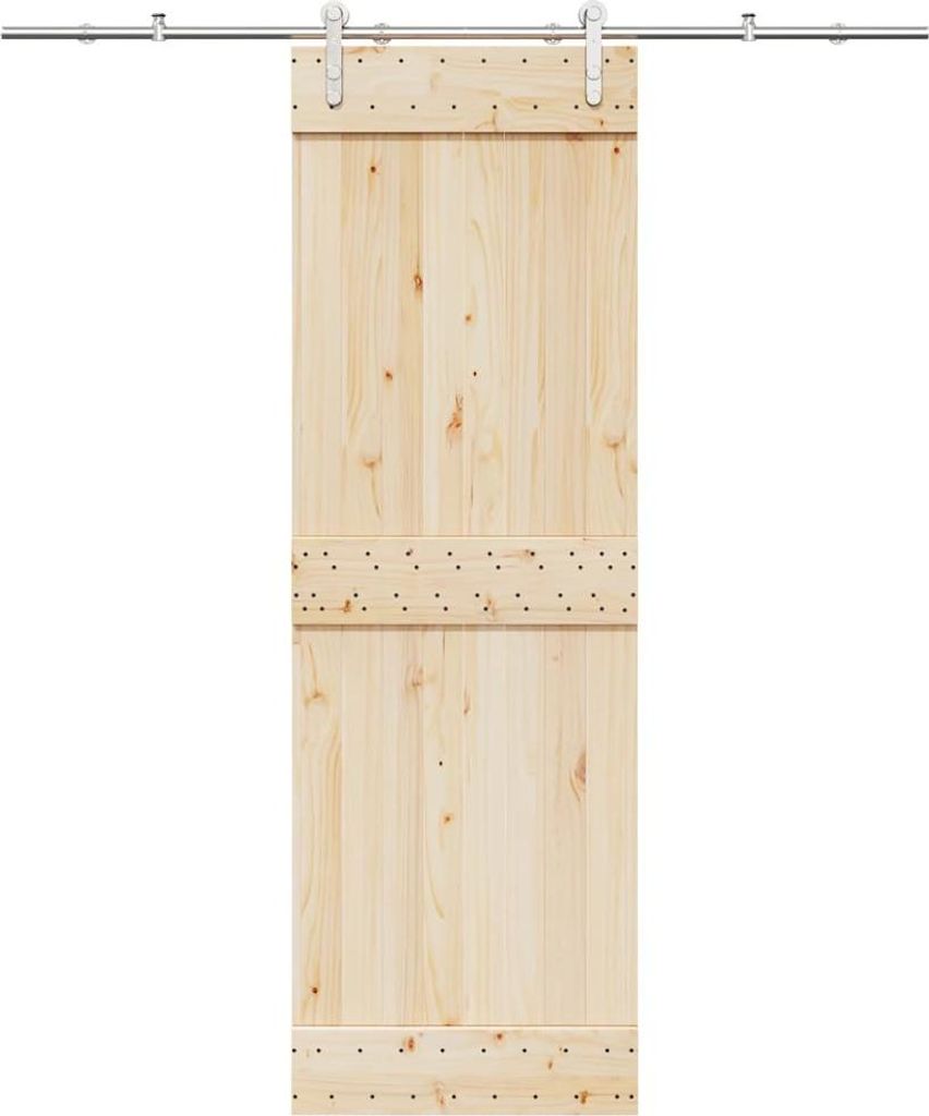 vidaXL Sada kování pro posuvné dveře 183 cm nerezová ocel Obrázek produktu 