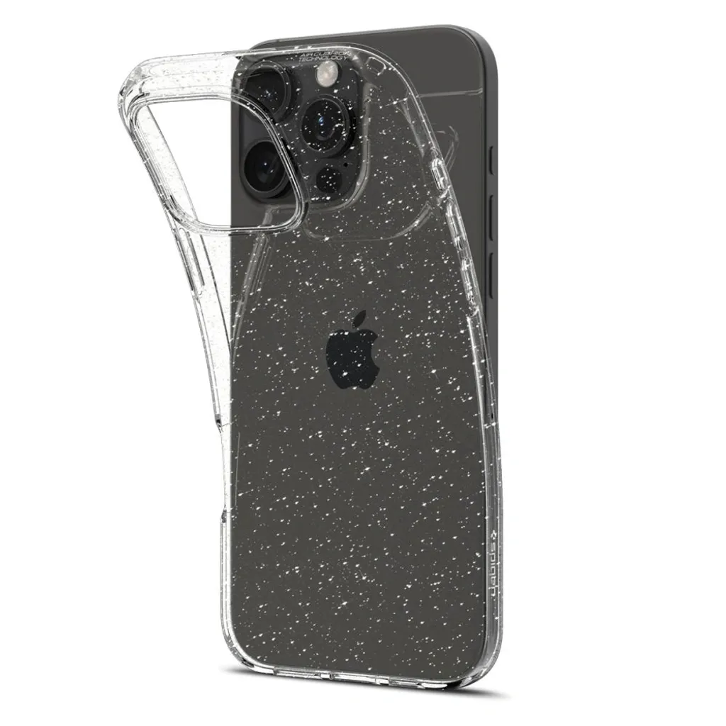 Coque iPhone 16 Pro Max Transparente Pailletée Spigen Liquid Crystal Case